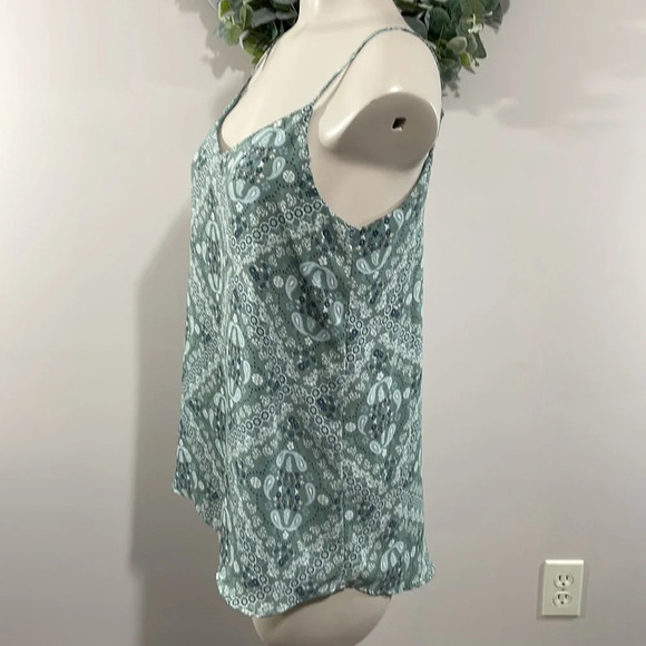 Pink Republic Paisley Floral Sheer Layered Tank Top S - Picture 4 of 15